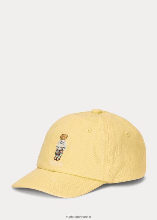 casquette chino polo bear 46T60T8336 bébé Ralph Lauren maïs jaune