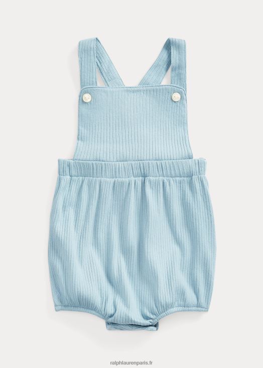 salopette bulle en coton côtelé 46T60T7735 bébé Ralph Lauren note bleue