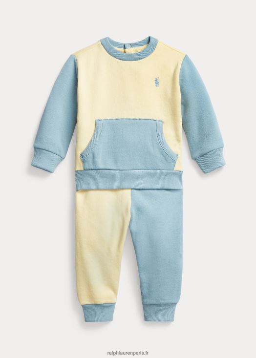 ensemble sweat et pantalon en polaire 46T60T7783 bébé Ralph Lauren t-bird jaune multi - Cliquez sur l'image pour la fermer