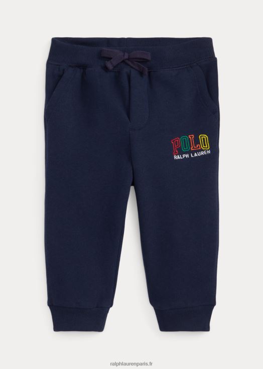 pantalon de jogging en molleton à logo 46T60T8312 bébé Ralph Lauren marine de croisière