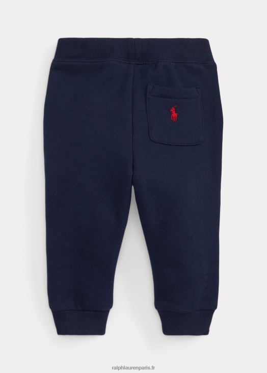 pantalon de jogging en molleton à logo 46T60T8312 bébé Ralph Lauren marine de croisière