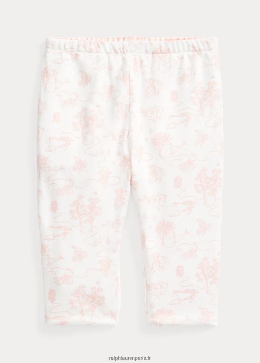 pantalon réversible en interlock de coton vichy 46T60T7972 bébé Ralph Lauren vichy rose/toile de jardin - Cliquez sur l'image pour la fermer
