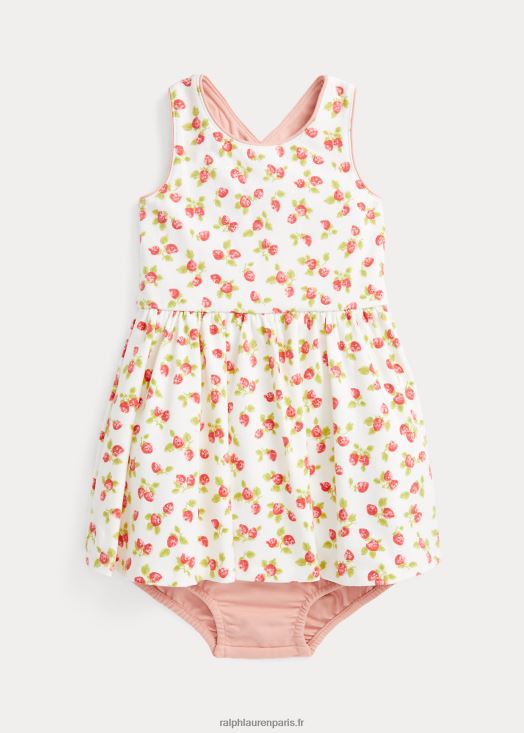 robe jersey fraise & bloomer 46T60T7856 bébé Ralph Lauren imprimé fraise - Cliquez sur l'image pour la fermer