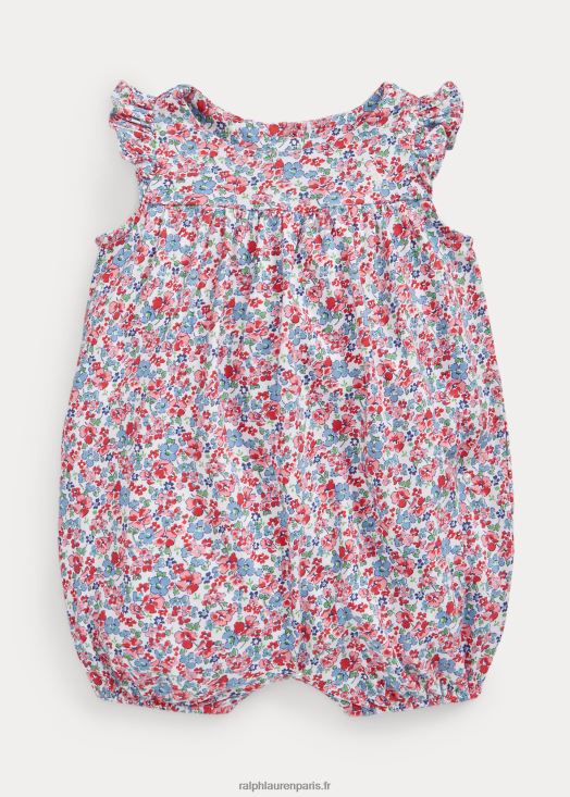 short bulle en jersey de coton fleuri 46T60T8154 bébé Ralph Lauren tyler floral