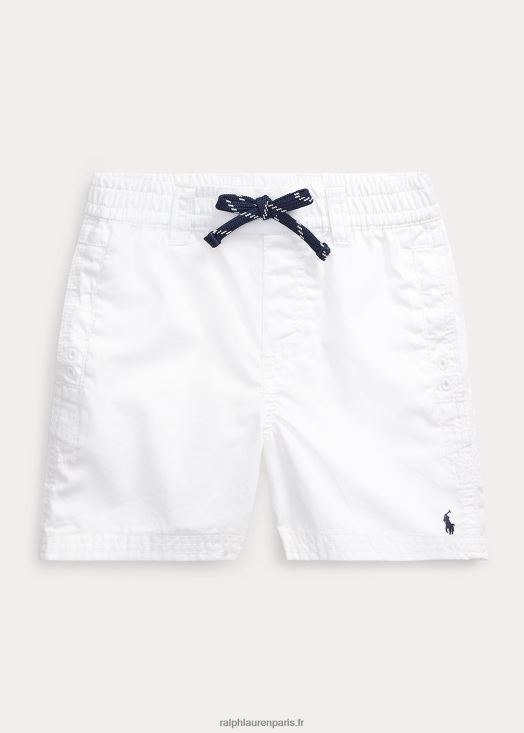 short chino en coton 46T60T7909 bébé Ralph Lauren blanc