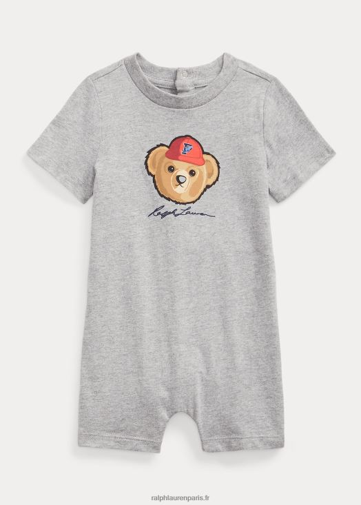 short en jersey de coton polo bear 46T60T8159 bébé Ralph Lauren andover bruyère