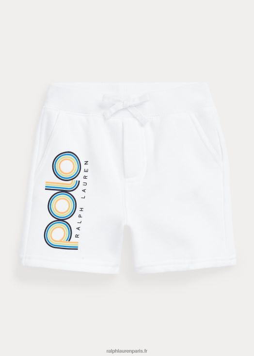 short en molleton à logo 46T60T7926 bébé Ralph Lauren blanc