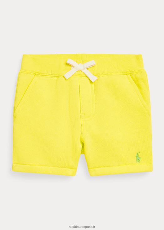 short en polaire avec cordon de serrage 46T60T8289 bébé Ralph Lauren laser jaune