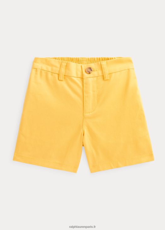 short en sergé flex abrasif 46T60T7915 bébé Ralph Lauren plage jaune