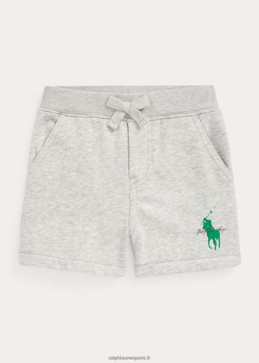 short polaire à logo big pony 46T60T8287 bébé Ralph Lauren andover bruyère