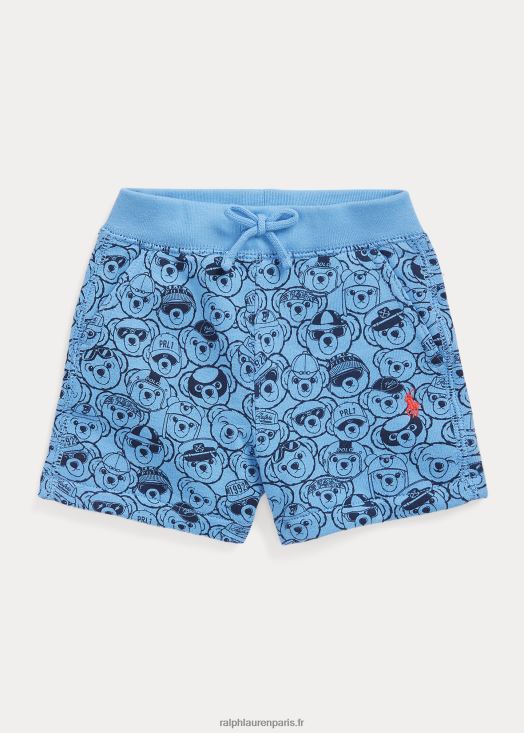 short polaire ours polo 46T60T7927 bébé Ralph Lauren Harbour Island bleu/marine