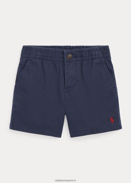 short polo prepster flex abrasion sergé 46T60T7904 bébé Ralph Lauren marine de newport