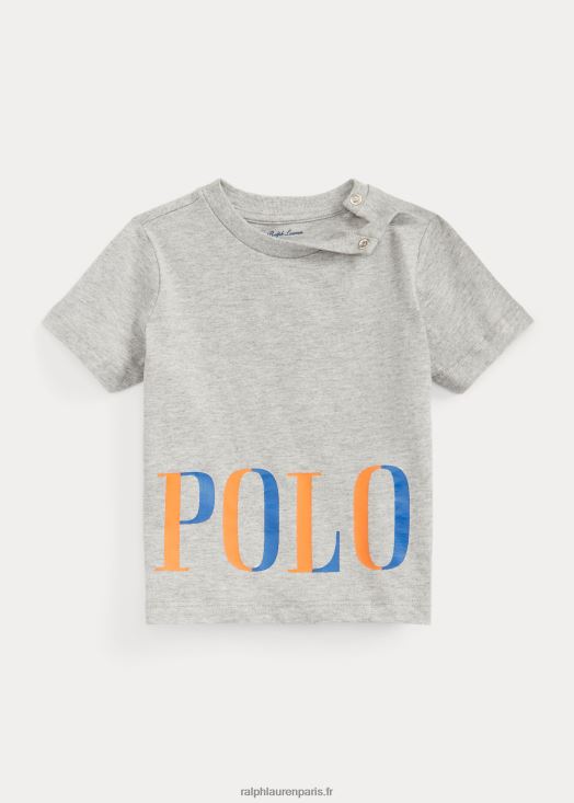 t-shirt en jersey de coton à logo 46T60T8255 bébé Ralph Lauren andover bruyère