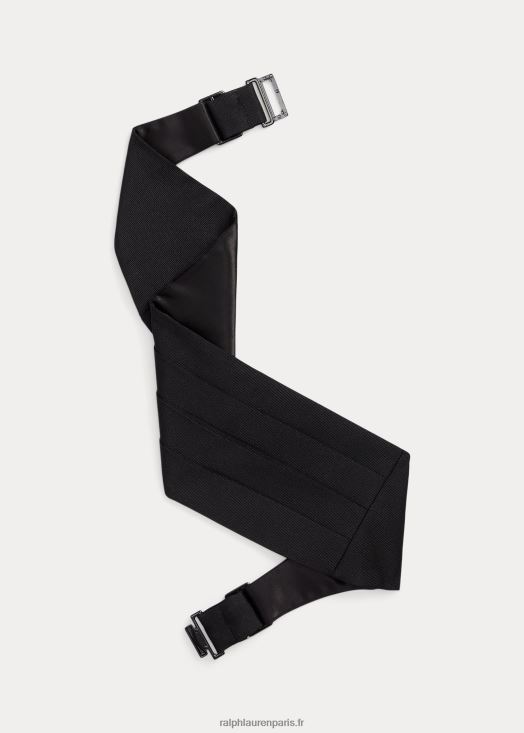 ceinture de smoking en soie 46T60T6258 enfants Ralph Lauren noir 1