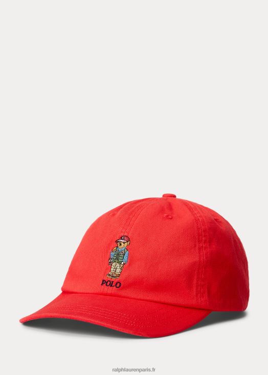casquette chino polo bear 46T60T6618 enfants Ralph Lauren récif rouge - Cliquez sur l'image pour la fermer