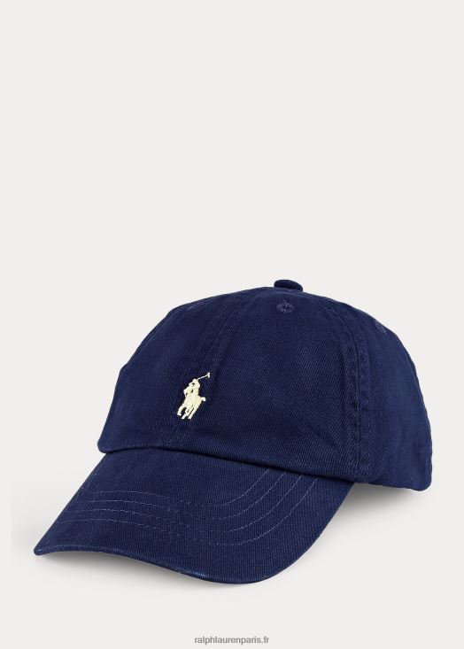 casquette de baseball chino en coton 46T60T5954 enfants Ralph Lauren marine de newport