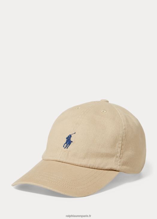 casquette de baseball chino en coton 46T60T6321 enfants Ralph Lauren kaki