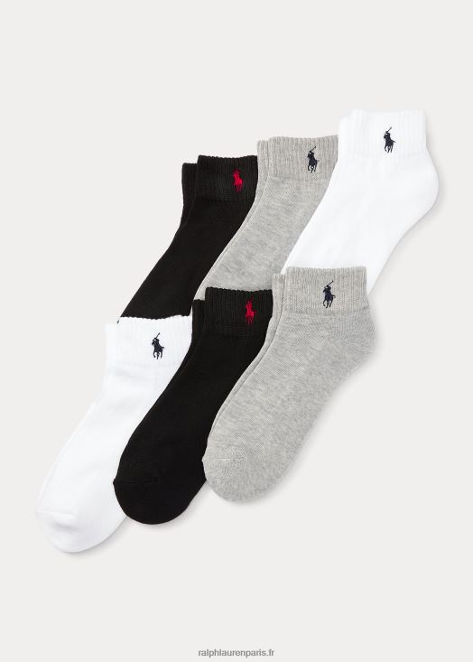 lot de 6 paires de chaussettes 46T60T6319 enfants Ralph Lauren assorti