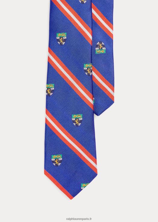 cravate club en reps de soie 46T60T5837 enfants Ralph Lauren Royal