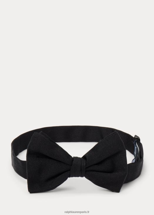 noeud papillon en gros-grain de soie pré-noué 46T60T6257 enfants Ralph Lauren noir 1