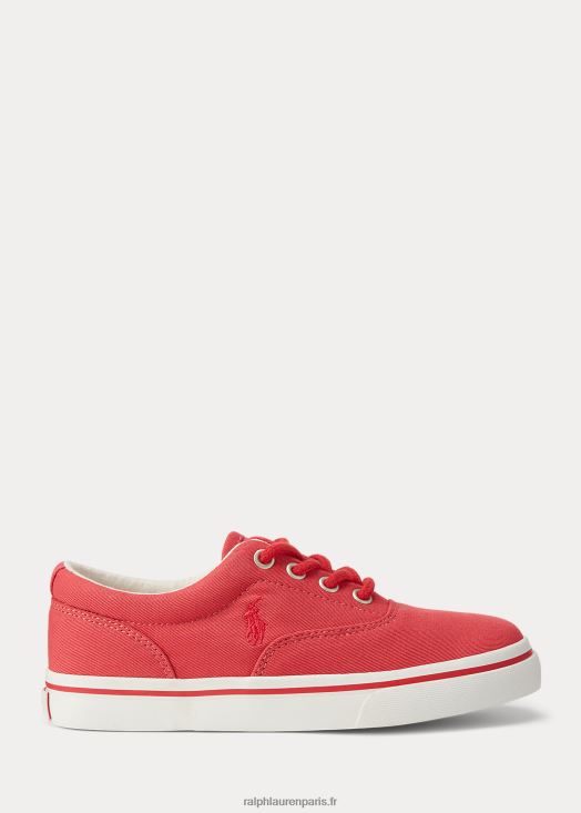 baskets en sergé de coton keaton 46T60T6374 enfants Ralph Lauren piment