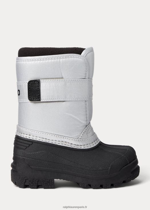 botte everlee doublée de polaire 46T60T7645 enfants Ralph Lauren argent nylon noir