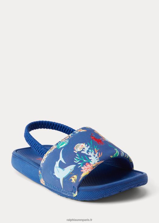 toboggan ours polo cayson 46T60T6344 enfants Ralph Lauren imprimé ours bleu