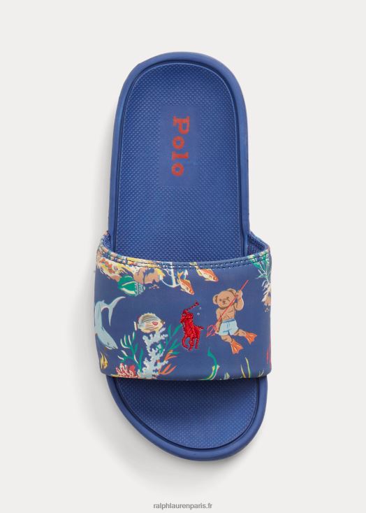 toboggan ours polo cayson 46T60T9879 enfants Ralph Lauren imprimé ours bleu