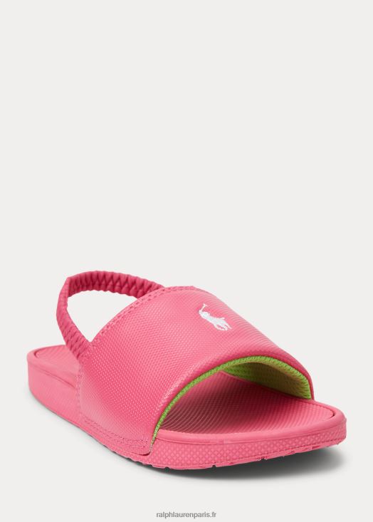toboggan poney cayson polo 46T60T7261 enfants Ralph Lauren rose baja/citron
