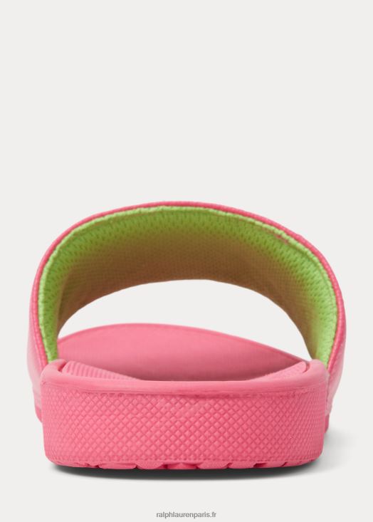 toboggan poney cayson polo 46T60T7282 enfants Ralph Lauren rose baja/citron