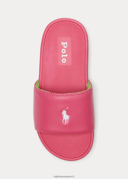toboggan poney cayson polo 46T60T7282 enfants Ralph Lauren rose baja/citron