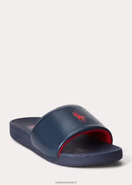 toboggan poney cayson polo 46T60T9890 enfants Ralph Lauren marine avec rouge