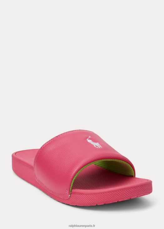 toboggan poney cayson polo 46T60T9987 enfants Ralph Lauren rose baja/citron