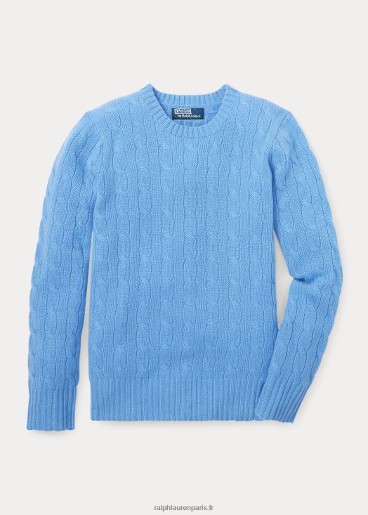 l'iconique pull en cachemire torsadé 46T60T5719 enfants Ralph Lauren nouveau champ de litière