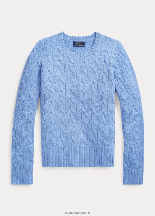 pull en cachemire à torsades 46T60T7199 enfants Ralph Lauren nouveau champ de litière