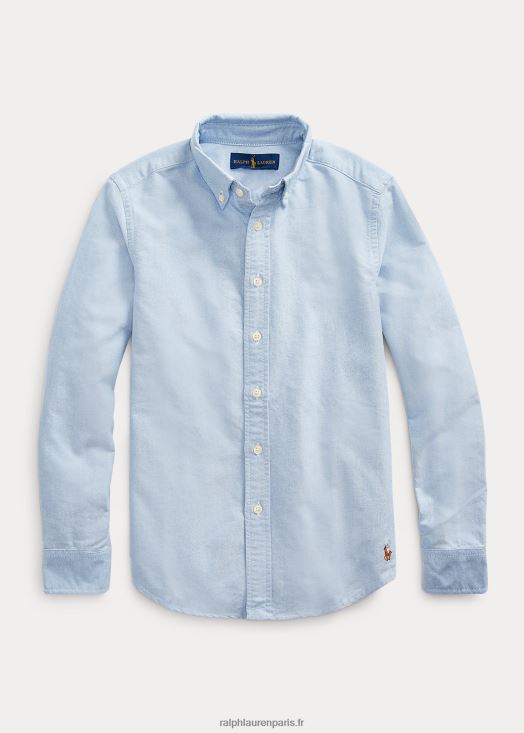 chemise d'uniforme blake en coton oxford 46T60T6253 enfants Ralph Lauren bsr bleu - Cliquez sur l'image pour la fermer