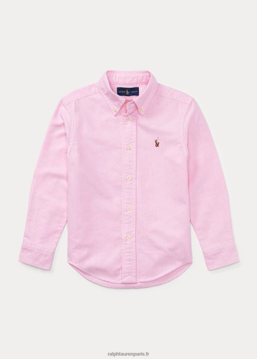 la chemise oxford iconique 46T60T5710 enfants Ralph Lauren nouvelle rose