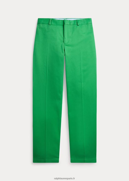 pantalon de costume chino stretch 46T60T9870 enfants Ralph Lauren vert optique