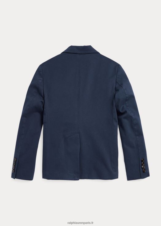 veste de costume chino stretch 46T60T6251 enfants Ralph Lauren bleu marine brillant