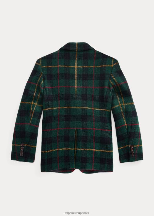 veste de costume polo en laine à carreaux 46T60T6269 enfants Ralph Lauren