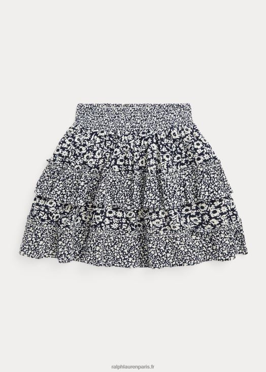 jupe en coton mélangé à fleurs 46T60T7427 enfants Ralph Lauren chloé/camille fleuri