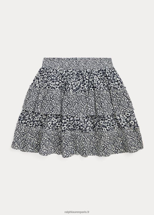 jupe en coton mélangé à fleurs 46T60T7593 enfants Ralph Lauren chloé/camille fleuri
