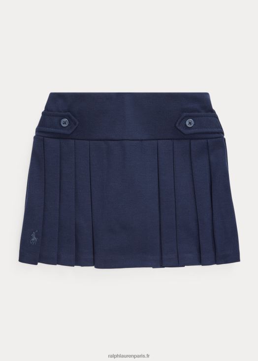 jupe plissée en point de Rome 46T60T6796 enfants Ralph Lauren marine rl
