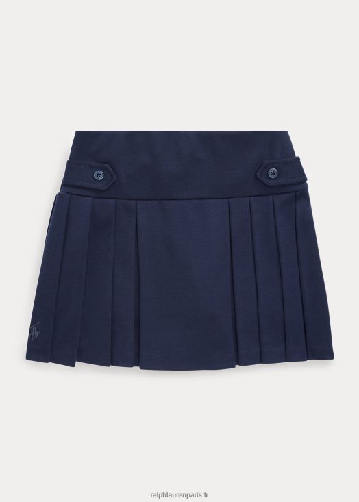 jupe plissée en point de Rome 46T60T7048 enfants Ralph Lauren marine rl