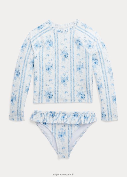 maillot de bain deux pièces à fleurs 46T60T6828 enfants Ralph Lauren aline floral