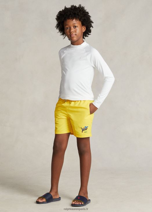 maillot de bain traveller polo bear 46T60T6011 enfants Ralph Lauren écrasement de citron