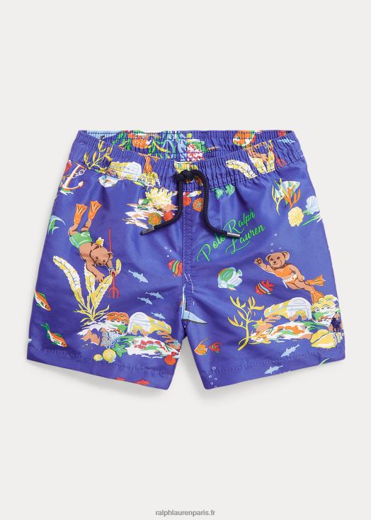 maillot de bain traveller polo bear 46T60T9780 enfants Ralph Lauren ligues ci-dessous