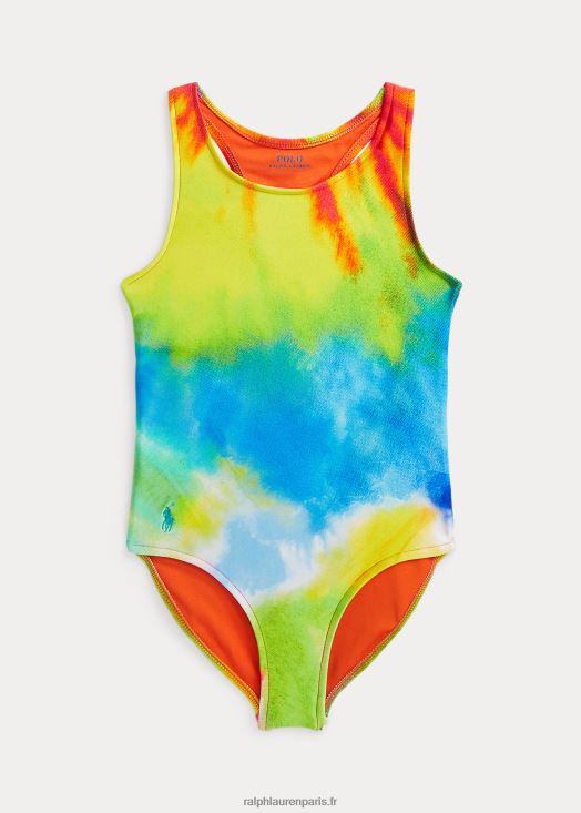 maillot de bain une pièce à imprimé tie-dye 46T60T9950 enfants Ralph Lauren colorant de cravate