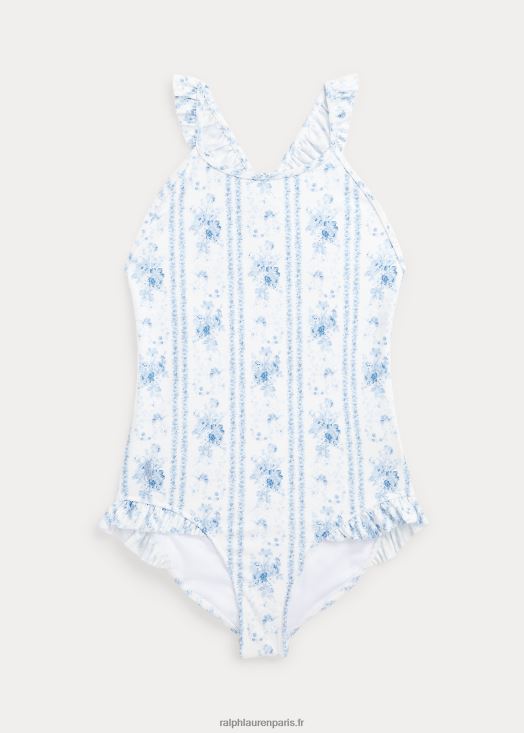 maillot de bain une pièce stretch à fleurs 46T60T7076 enfants Ralph Lauren aline floral