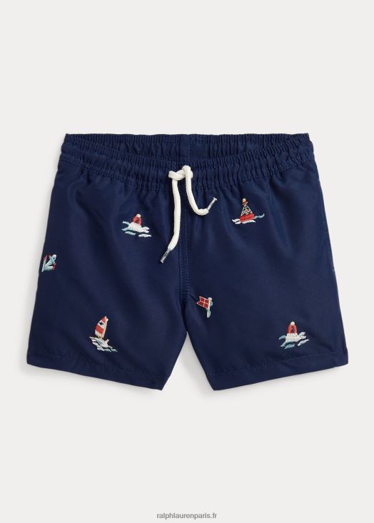maillot de bain voyageur 46T60T5826 enfants Ralph Lauren marine de newport